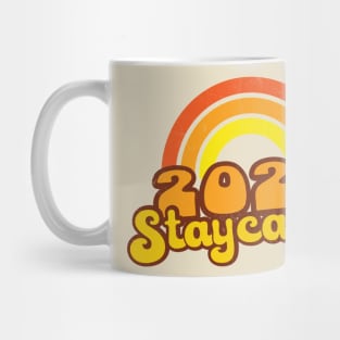 2020 Staycation - Retro Rainbow Mug